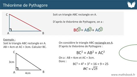 comment calculer le théorème de pythagore